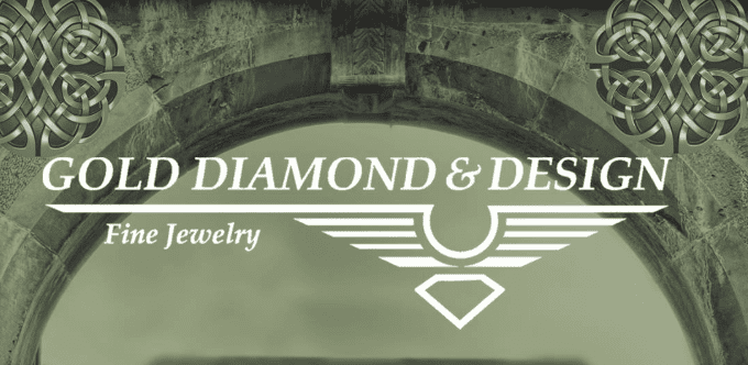 Gold Diamond and Design